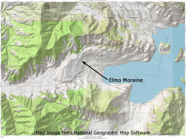 Elmo Moraine Map